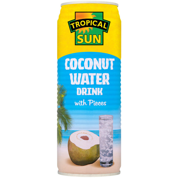 Coconut Water Drink with Coconut Pieces - Can