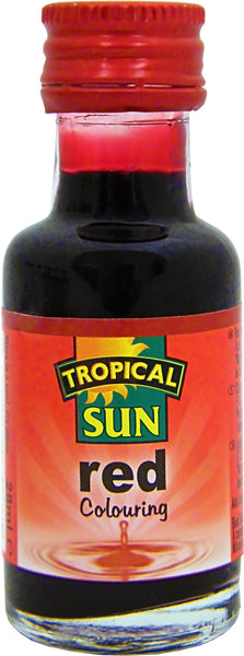 Tropical Sun Food Colouring Liquid - Red Bottle 28ml