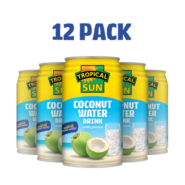 Coconut Water Drink with Coconut Pieces - Can