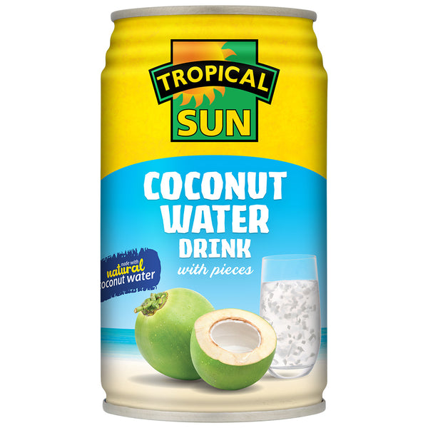 Coconut Water Drink with Coconut Pieces - Can