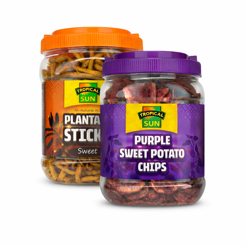 Sweet Plantain & Purple Sweet Potato Snack Duo