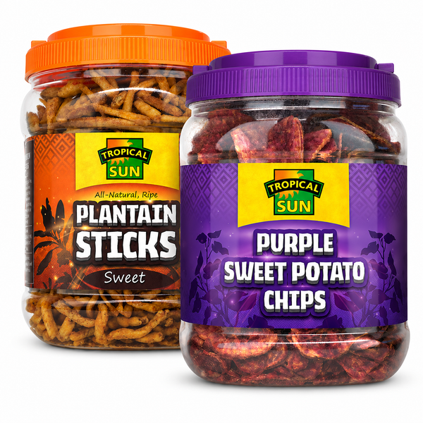 Sweet Plantain & Purple Sweet Potato Snack Duo