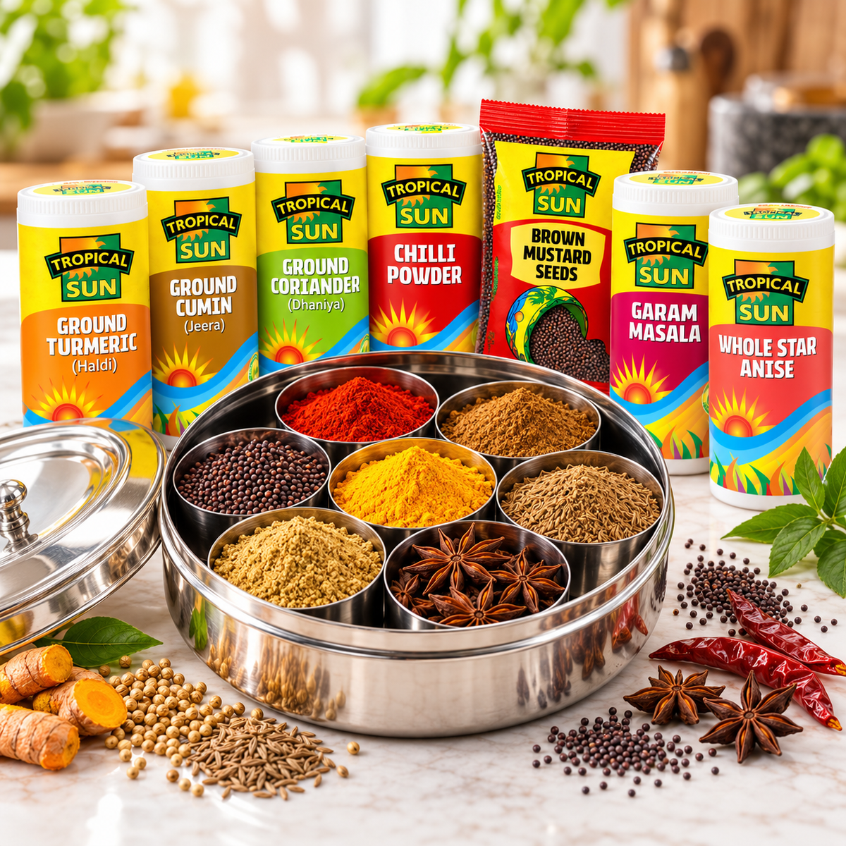 Core Dabba Spice Bundle – 7 Item Set