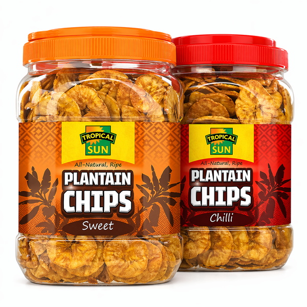 Plantain Chips Tubs 2 Pack– Sweet and Chilli