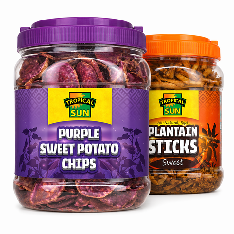 Sweet Plantain & Purple Sweet Potato Snack Duo
