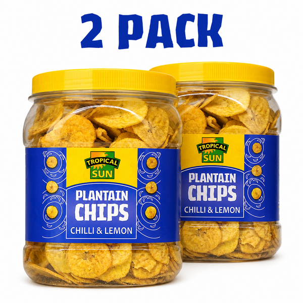 Plantain Chips Tub - Chilli & Lemon