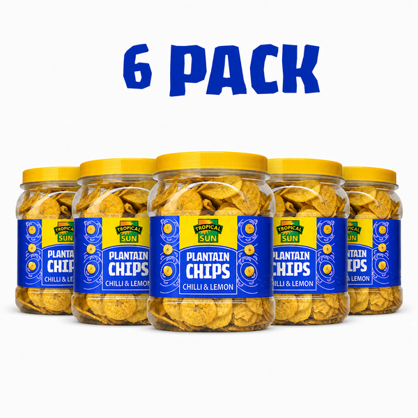 Plantain Chips Tub - Chilli & Lemon