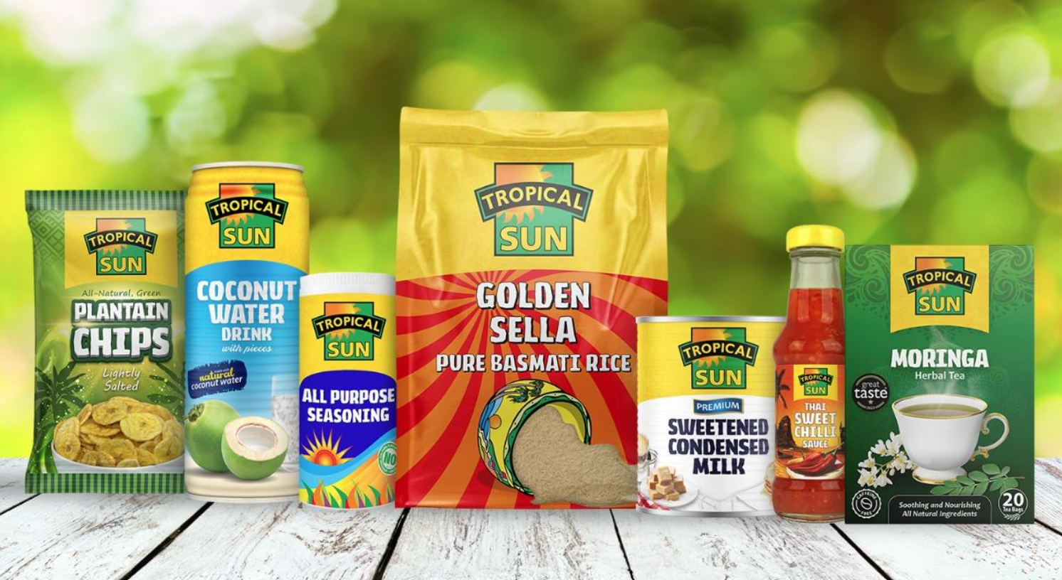 Tropical Sun Product Range