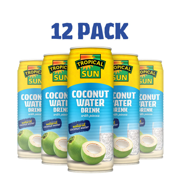 Coconut Water Drink with Coconut Pieces - Can