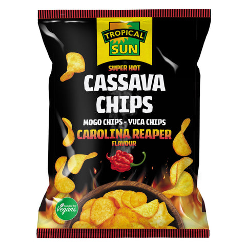 Cassava Chips - Carolina Reaper