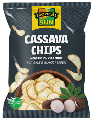 Cassava Chips - Sea Salt & Black Pepper