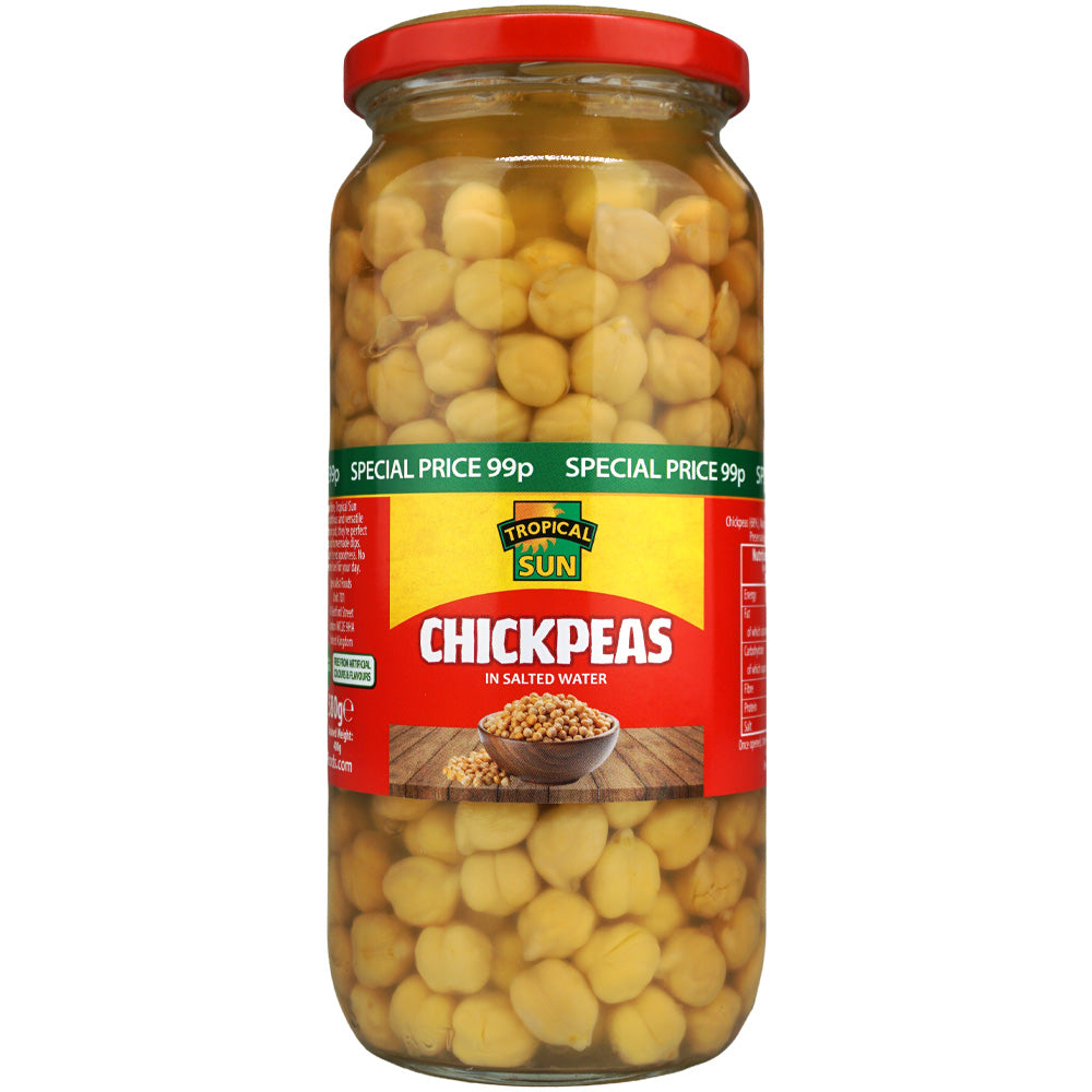 Chickpeas in Salted Water