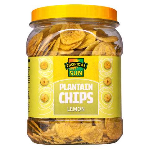 Plantain Chips Tub - Lemon