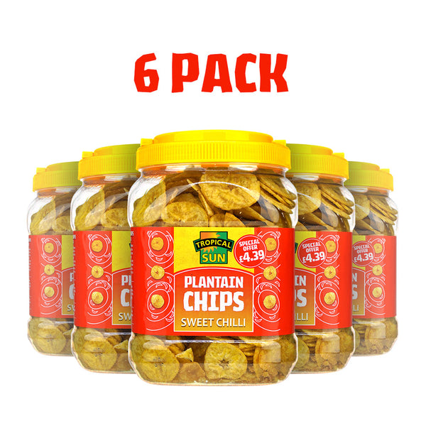 Plantain Chips Tub - Sweet Chilli