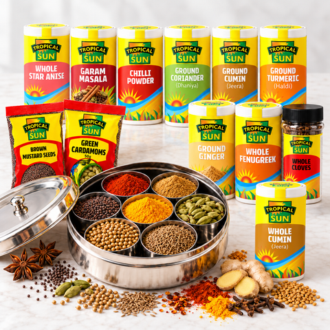Professional Dabba Spice Bundle – 12 Item Set