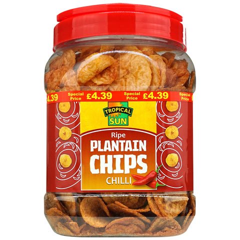 Ripe Plantain Chips Tub - Chilli