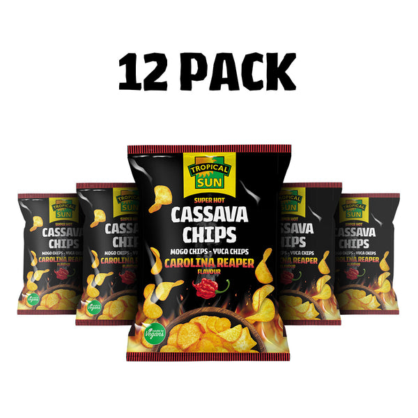 Cassava Chips - Carolina Reaper