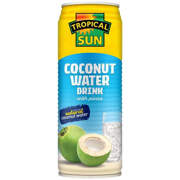Coconut Water Drink with Coconut Pieces - Can