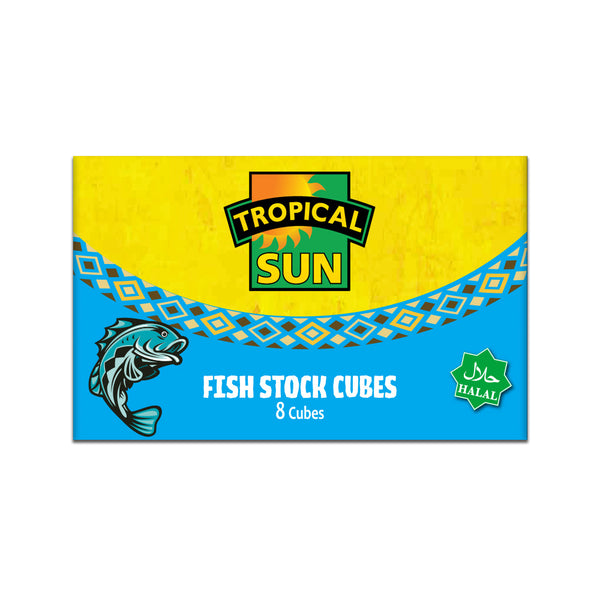 Tropical Sun Stock Cubes - Fish Packet 8 cubes