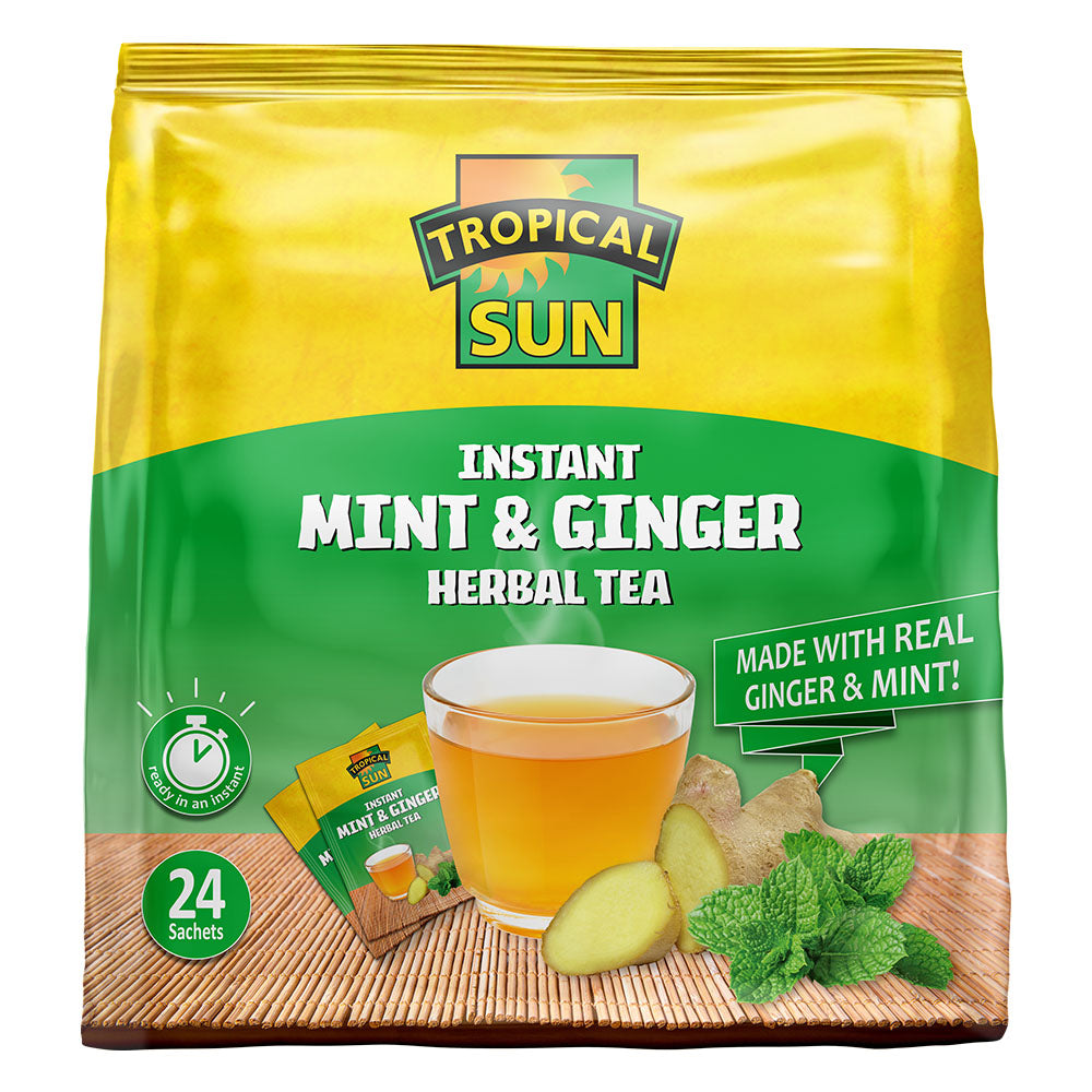 Instant Mint & Ginger Drink