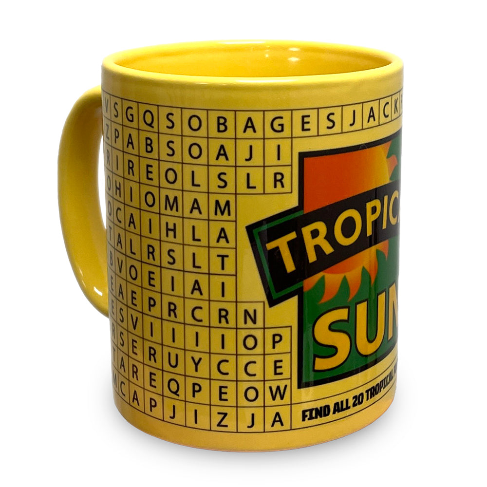 Tropical Sun Word Search Mug