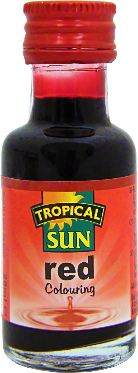 Tropical Sun Food Colouring Liquid - Red Bottle 28ml